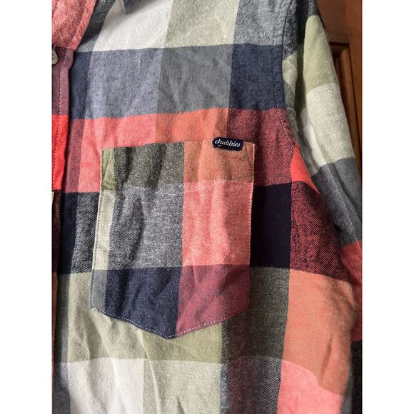 NWT Chubbies Men's the IPlaid Classic Fit Stretch Flannel Button Up Shirt Size L - Picture 7 of 14